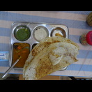 Auch in Muscat gibt es südindisches Essen (Masala Dosa)